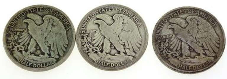 26  Assorted Walking Liberty Halves