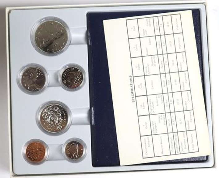 10 1980 Era & 3 Each 1998-9 Canada Specimen Sets