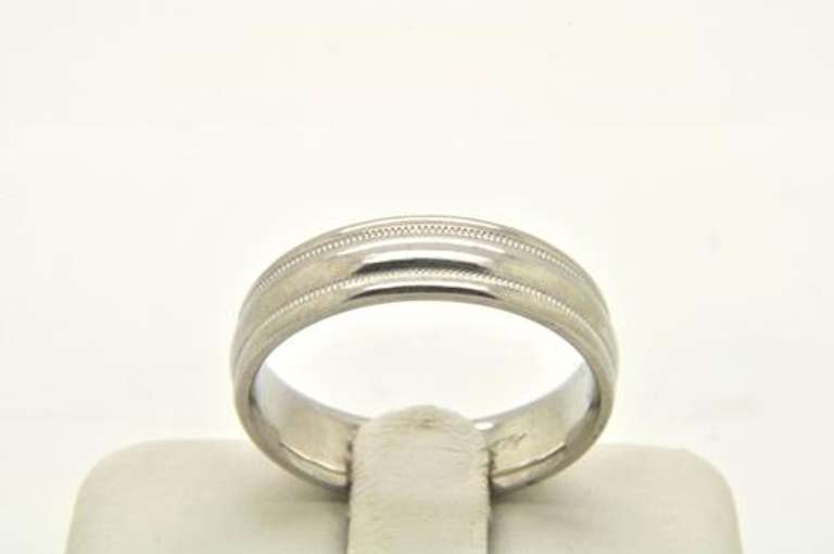 MENS SCOTT KAY PLATINUM WEDDING BAND