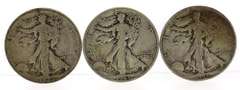 26  Assorted Walking Liberty Halves