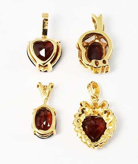 Great Group of Garnet Pendants
