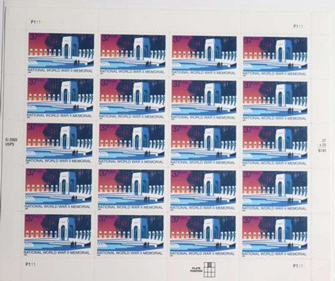 $126.54 Face Value In Mint 37 Cent US Souvenir Sheets
