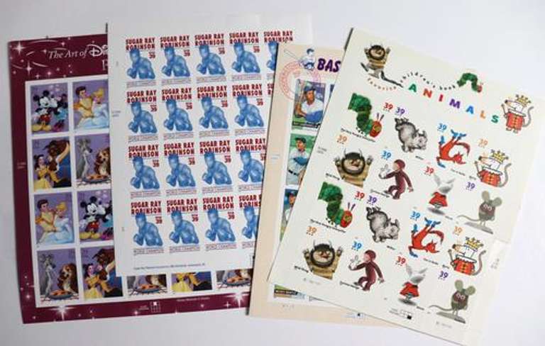 $117 Face Value In Mint 39 Cent US Souvenir Sheets