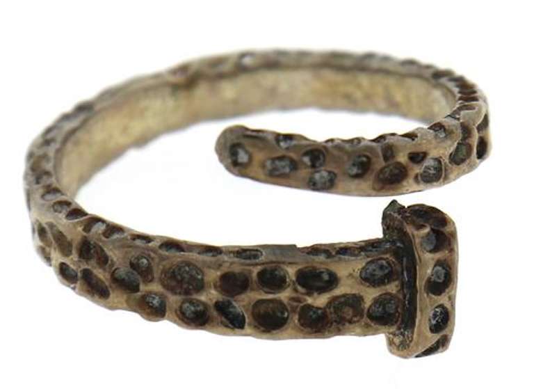 Sterling Silver Nail Ring