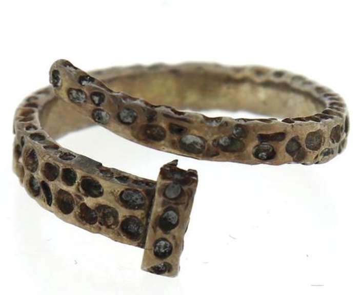 Sterling Silver Nail Ring