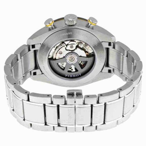 New Mens Tissot Automatic Chronograph w Black Dial