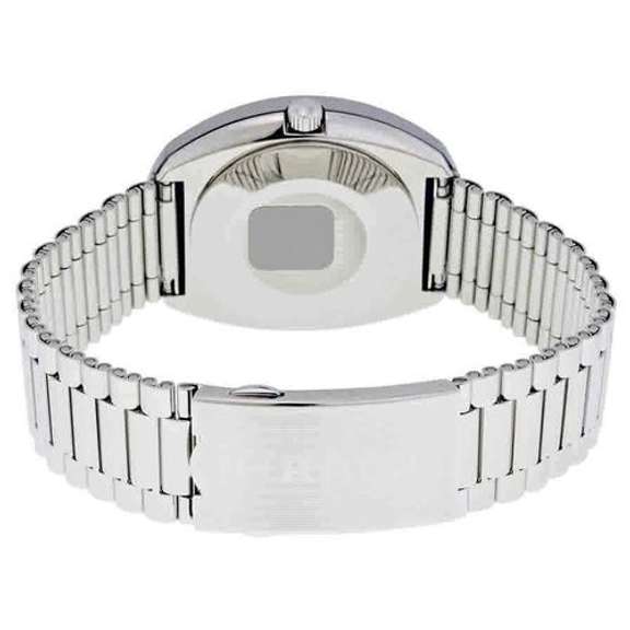 New Mens Rado Swiss Automatic Silver w Black Dial