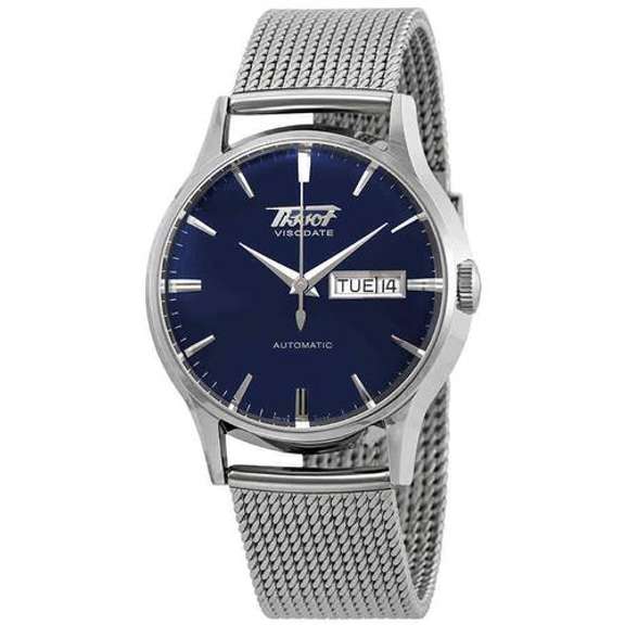 New Mens Tissot Swiss Automatic w Blue Dial