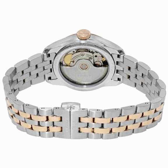 New Womens Tissot Swiss Automatic w Rose Gold Accents