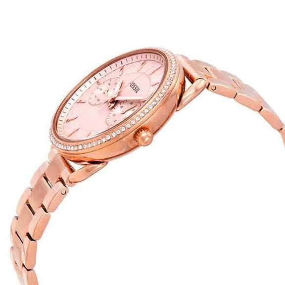 New Womens Fossil Rose Gold Toned