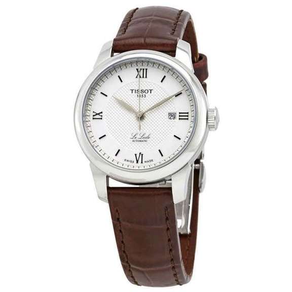 New Womens Tissot Swiss Automatic w Brown Leather Strap