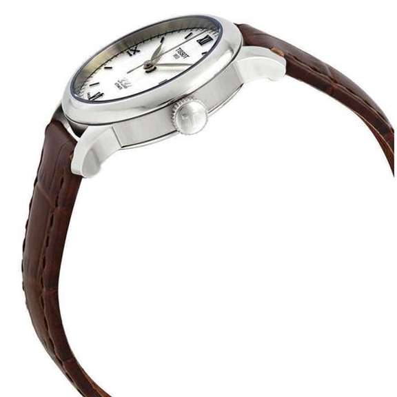 New Womens Tissot Swiss Automatic w Brown Leather Strap