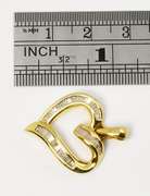 Lovely Baguette Diamond Pendant