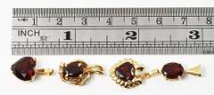 Great Group of Garnet Pendants