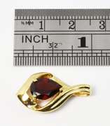 Nicely styled Pear Shape Garnet Pendant