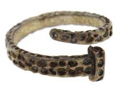 Sterling Silver Nail Ring