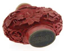 Vintage Asian Snuff Bottle with Spoon