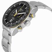New Mens Tissot Automatic Chronograph w Black Dial