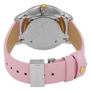 New Womens Versace Swiss w Pink Leather Strap