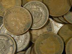 100 Indian Head Cents 1880-1900 Unchecked