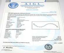 Aquamarine & Diamond Bracelet, 14KT