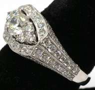 Incredible Dazzling Diamond Ring, Plat
