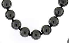 Tiffany & Co Paloma Picasso Hemetite Beads Necklace