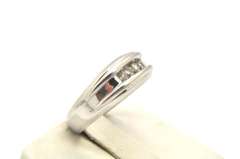 MENS 14 KT WHITE GOLD DIAMOND BAND