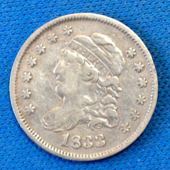 1833 BUST HALF DIME   CIRC.