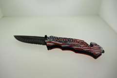 Snake Eye Tactical Recuse Style Spring Assist Knife
