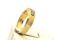 MENS 14 KT DIAMOND BAND