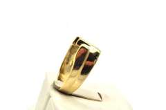 MENS 14 KT GOLD DIAMOND RING