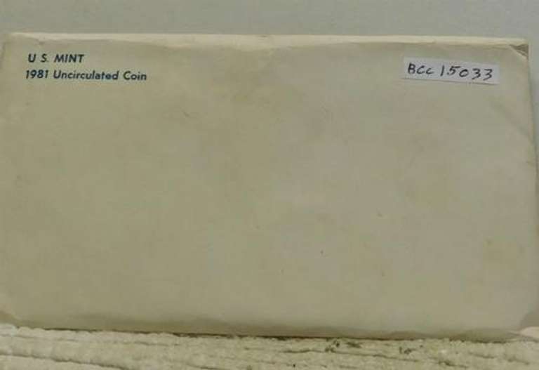 1981 Uncirculated Mint Set :  P and D and S  SBA Dols.