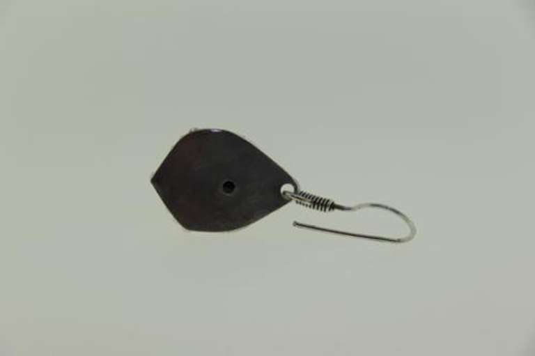 silvertone Gemstone Earrings