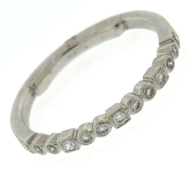 Stunning Bezel Milgrain Fancy Diamond Ring