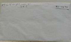 1964 Uncirculated Mint Set, Silver, both P and D coins