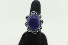 Silvertone Gemstone Ring