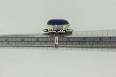 Silvertone Gemstone Ring