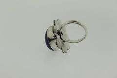 Silvertone Gemstone Ring