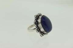 Silvertone Gemstone Ring