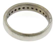 Modern & Sleek 14kt WG Channel Set Diamond Band