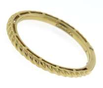 Gabriel & Co Rope Yellow Gold Band