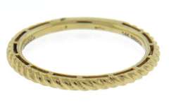 Gabriel & Co Rope Yellow Gold Band