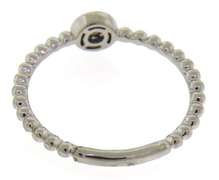 Exciting White Gold Diamond Pave Circle Ring