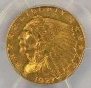 Stunning Choice BU 1927 $2.50 Indian Gold. PCGS MS63