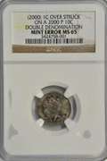 Incredible Gem Double Denomination Mint Error. NGC MS65