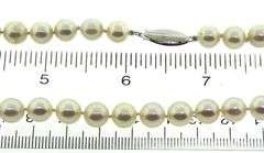 Iridescent 14kt WG Fresh Water 29" Opera Pearl Necklace