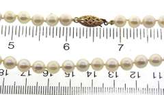 Gorgeous & Layerable 14kt WG White Pearl 6-6.5m Necklace
