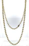 Gorgeous & Layerable 14kt WG White Pearl 6-6.5m Necklace