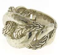 John Hardy Classic Chain Hammered Link Ring